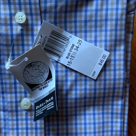 NWT Men’s Chaps Classic Fit Dress Shirt - Picture 2 of 3